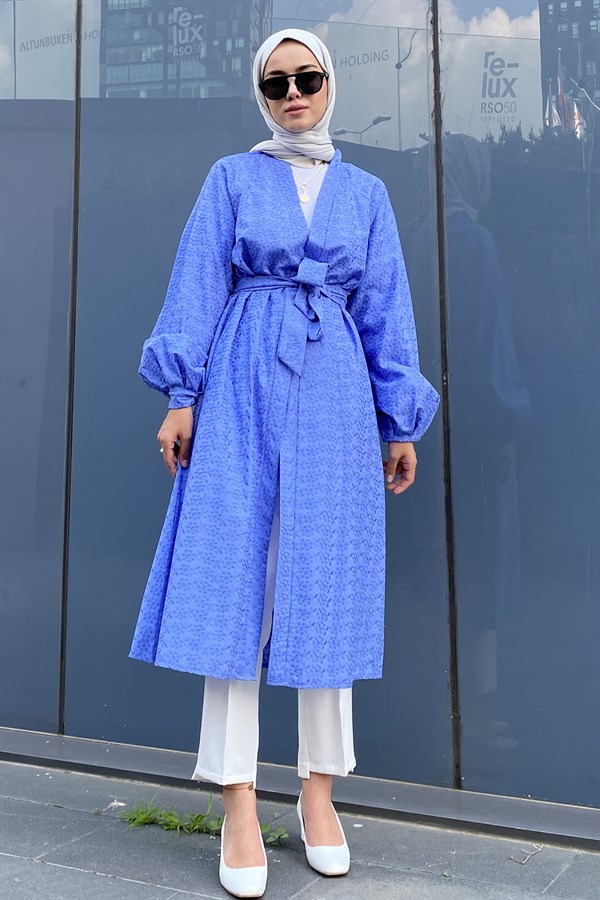 Brode Kimono Mavi